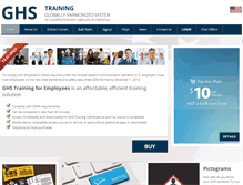 Tablet Screenshot of ghstraining.com